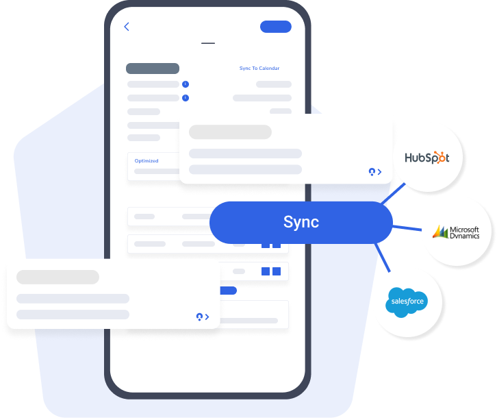 Map My Customers activity tracking on mobile