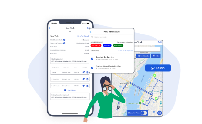 Map My Customers software screenshots for finding new prospects