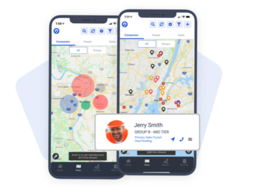 Map My Customers route optimization tool screenshots