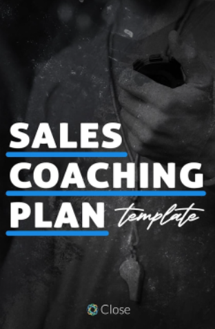 Close one-on-one sales coaching plan template