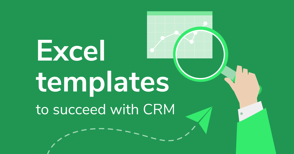 Excel templates for CRM success illustration