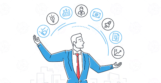 Time management breakdown for sales professionals