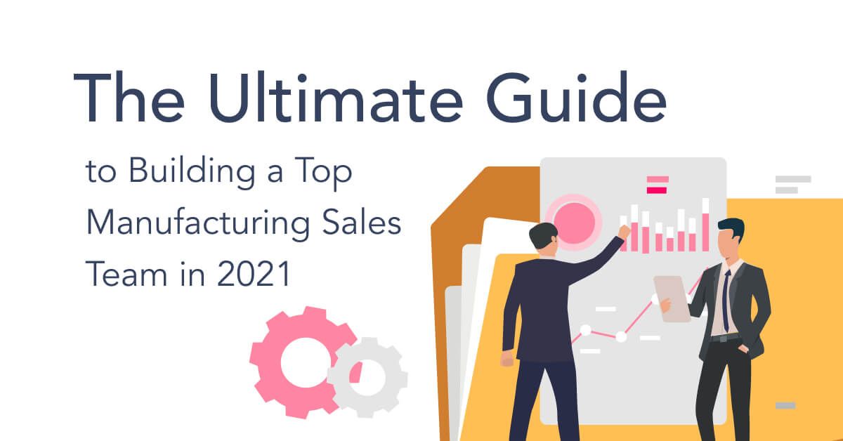 Manufacturing sales team collaborating on strategy