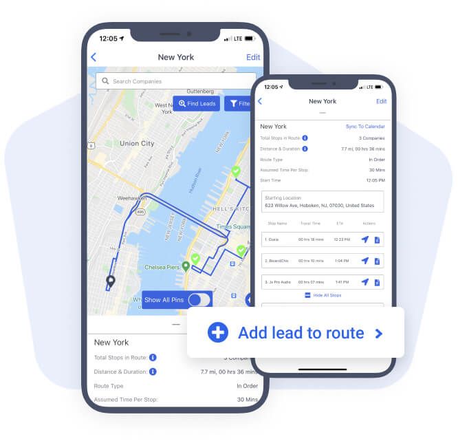 Route optimization in Map My Customers