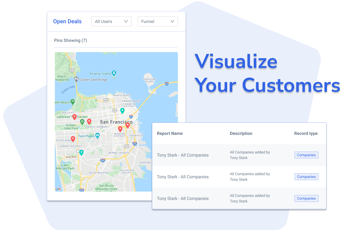 Map My Customers customer visualization