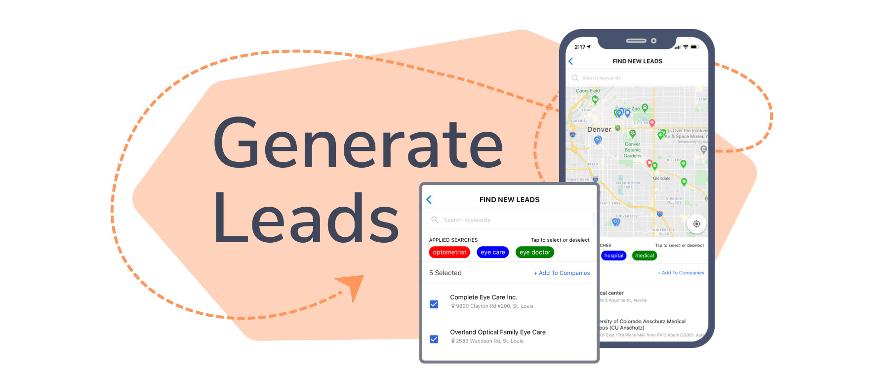 Map My Customers lead generation capabilities