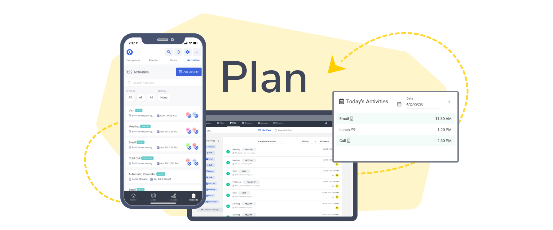 Map My Customers planning capabilities