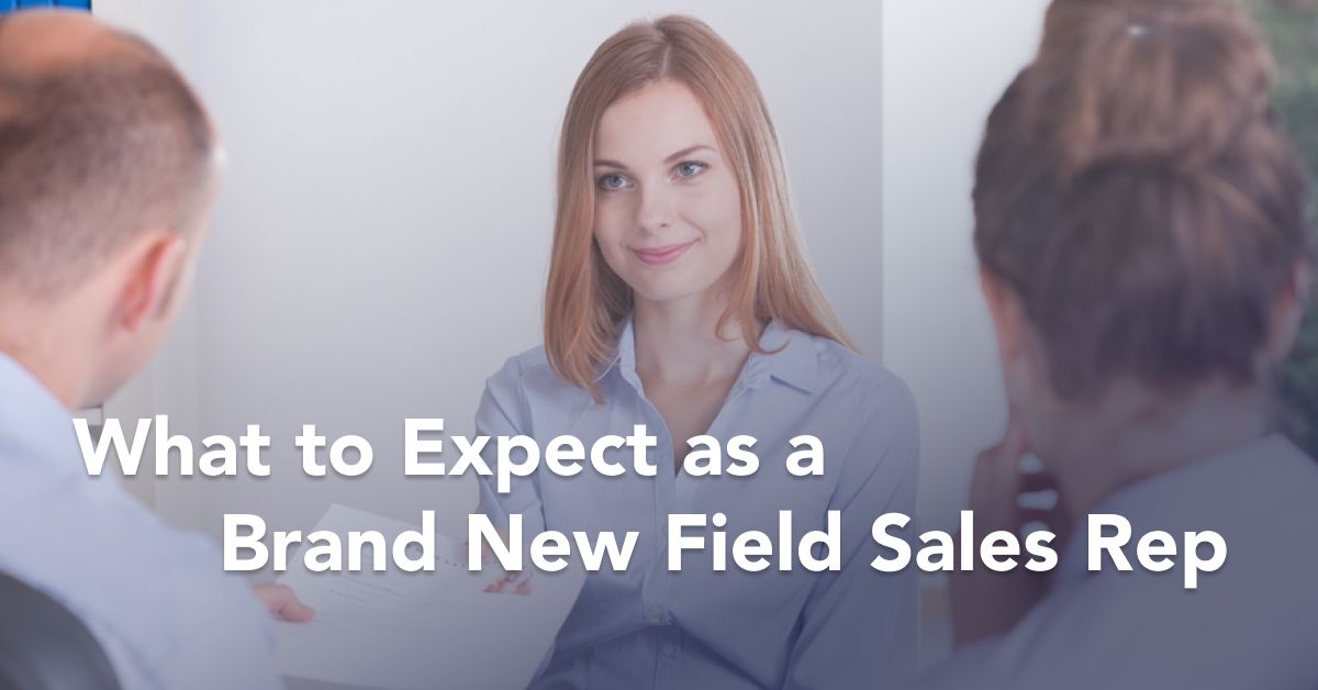 New field sales representative getting started in outside sales