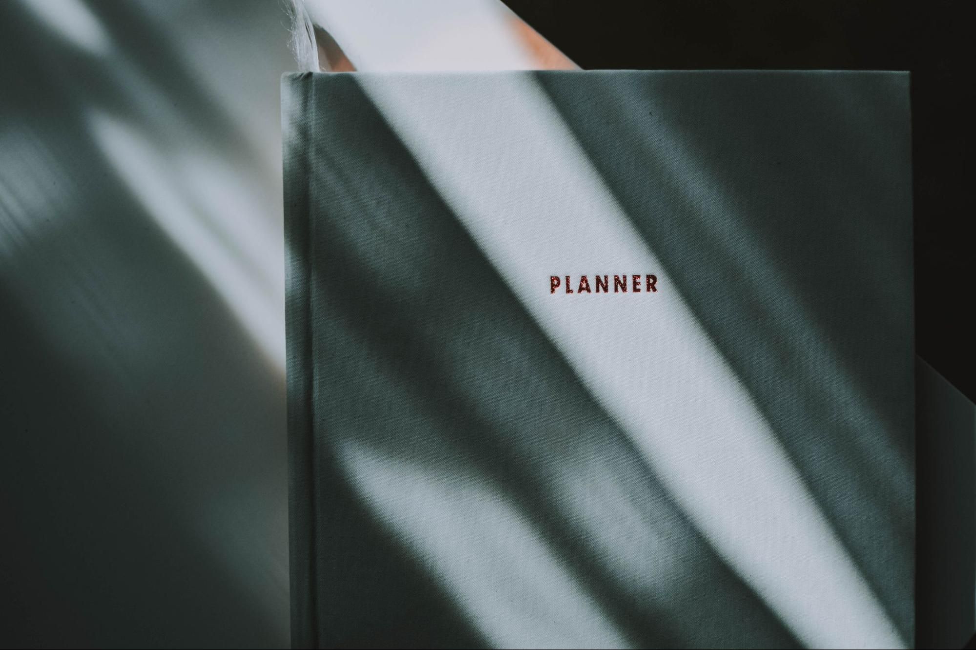 Paper sales planner notebook