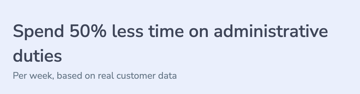 Route planning can help reps spend 50% less time on administrative activities