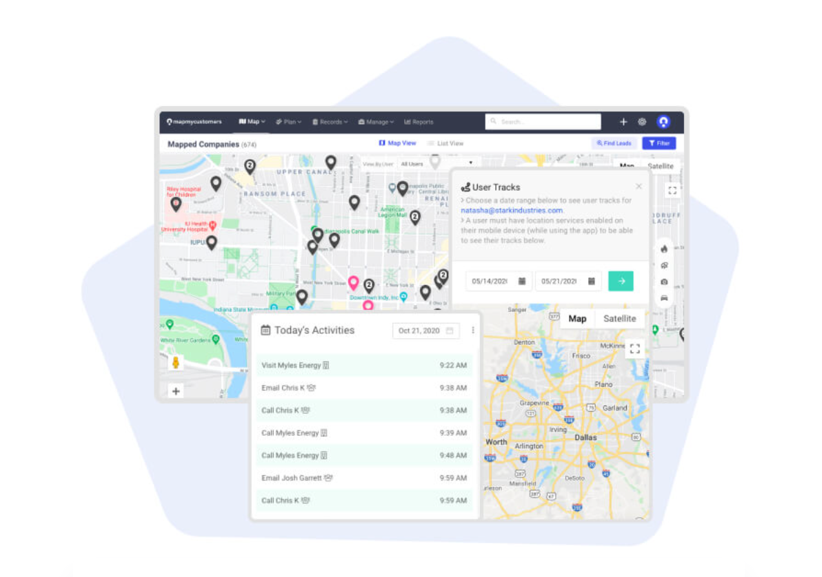 Map My Customers platform as an alternative to SalesRabbit