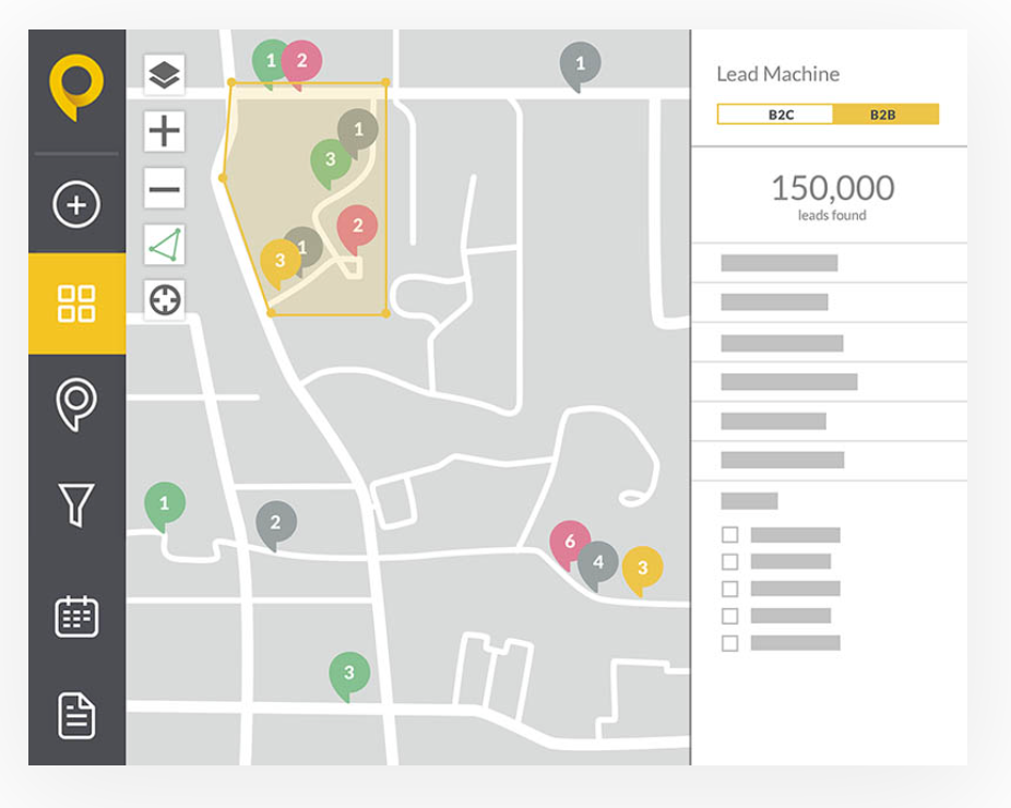 Spotio lead generation interface