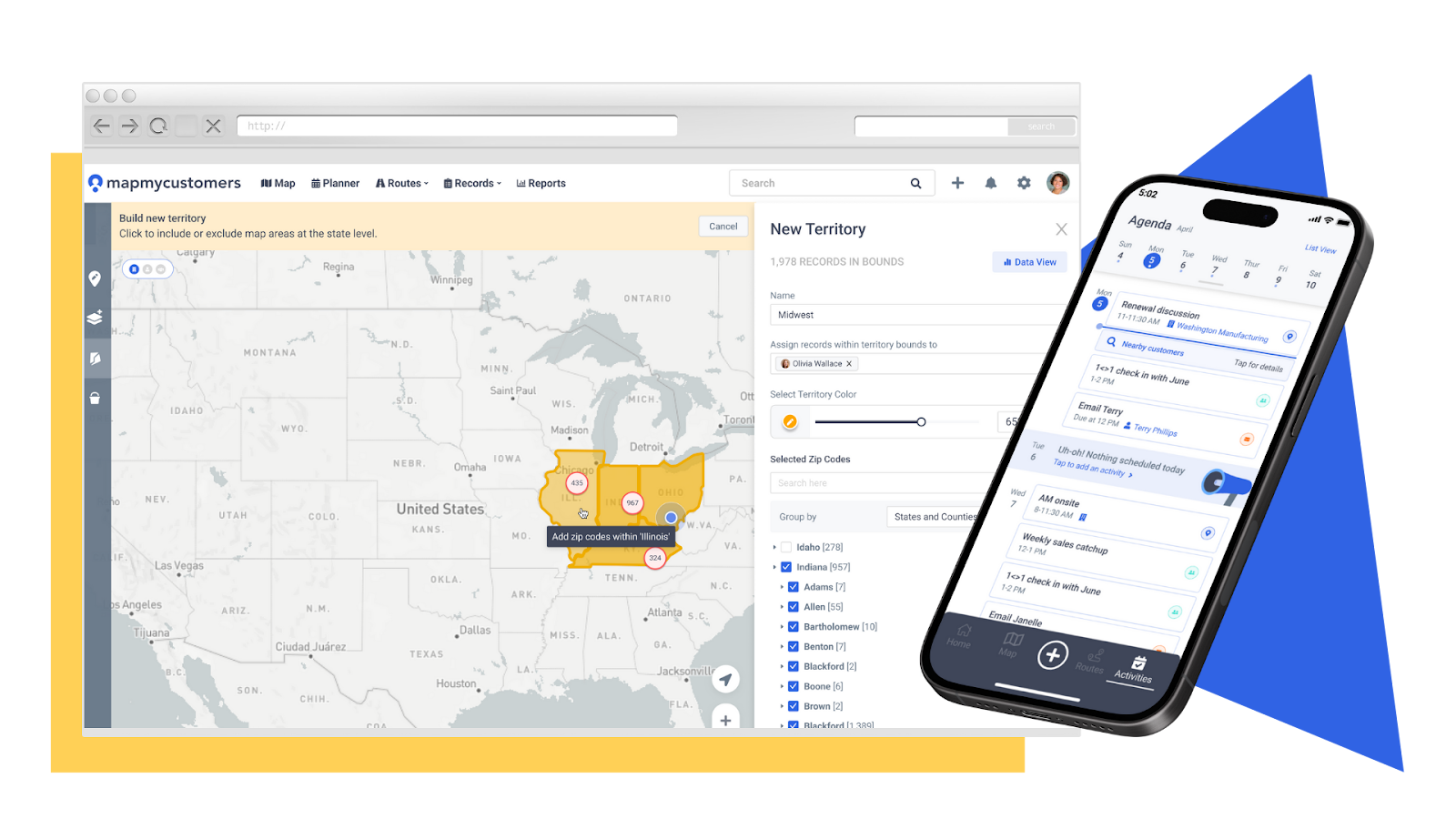Map My Customers Smart Planner
