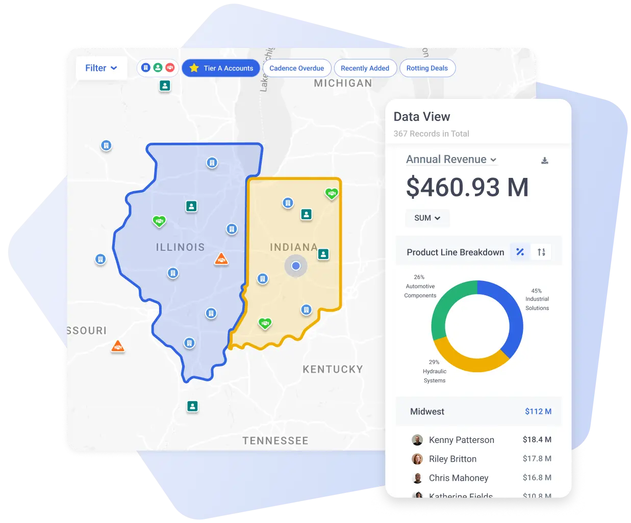 Map My Customers territory management