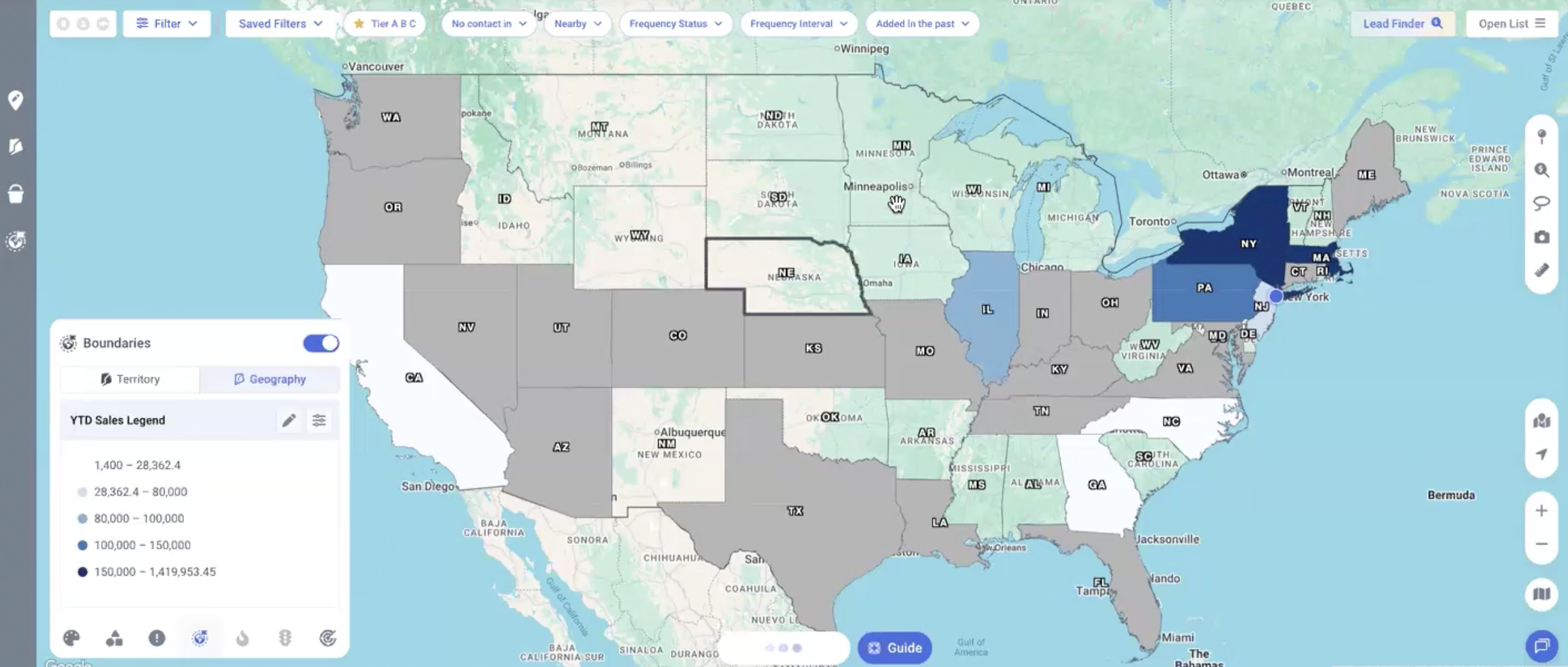 Geographic Color Mapping