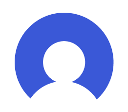 Map My Customers symbol, medium blue